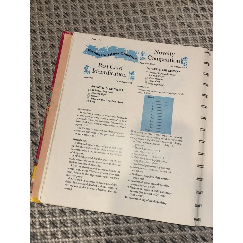 Vintage 1964 Hardcover Betty Crocker's Parties for Children Games Fun Food Guide